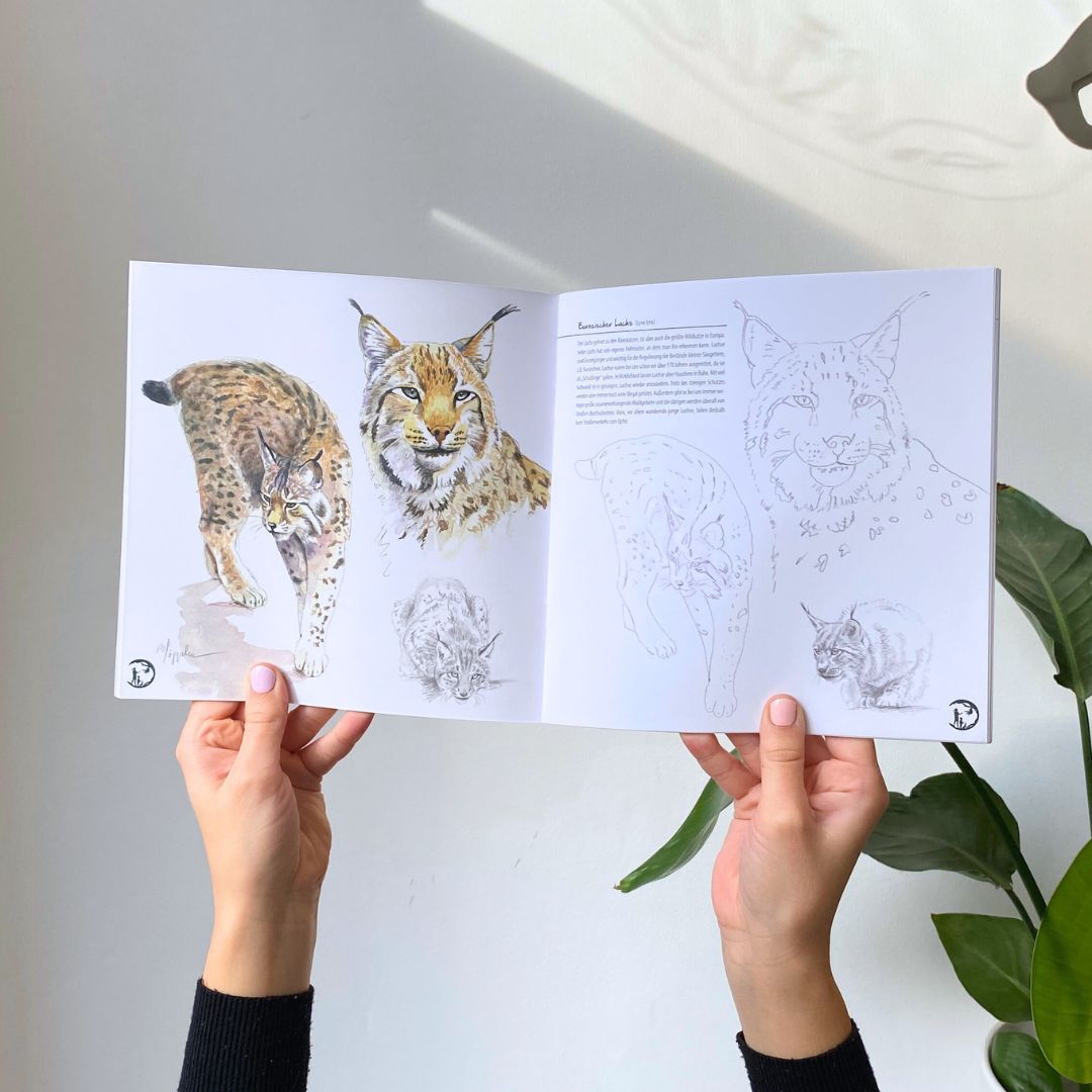 Malbuch "Gefährdete Tiere unserer Heimat"