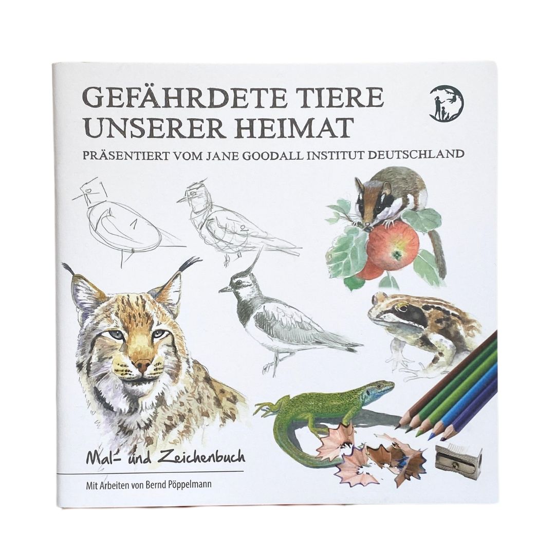 Malbuch "Gefährdete Tiere unserer Heimat"