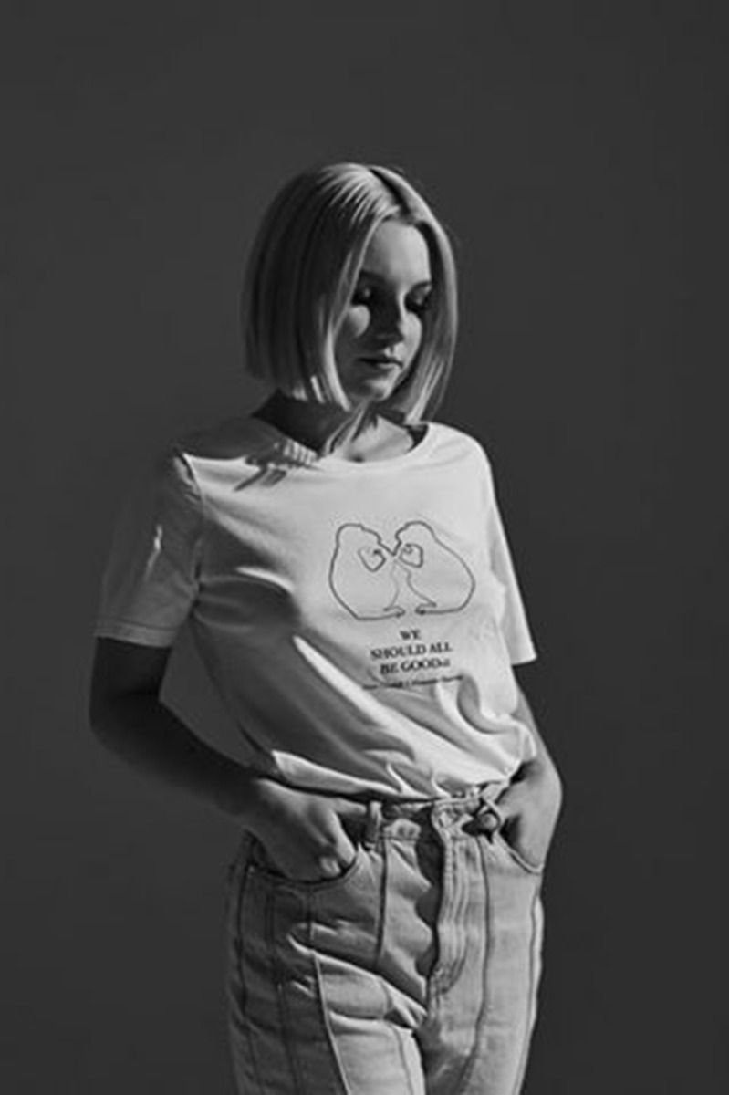 Bio-Baumwoll T-Shirt "All be good" (Frauen T-Shirt)